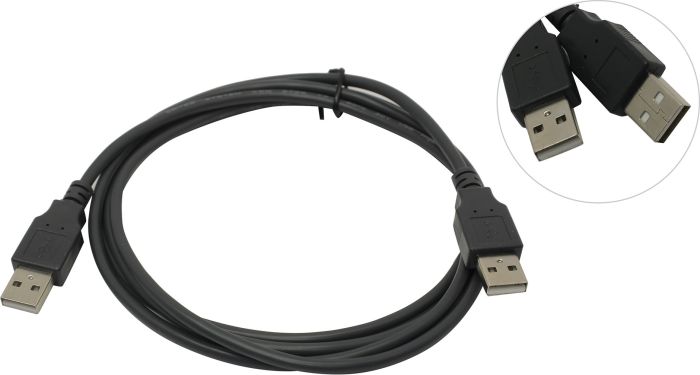 Кабель USB 2.0 A-A 1,8m 5bites (UC5009-018С)